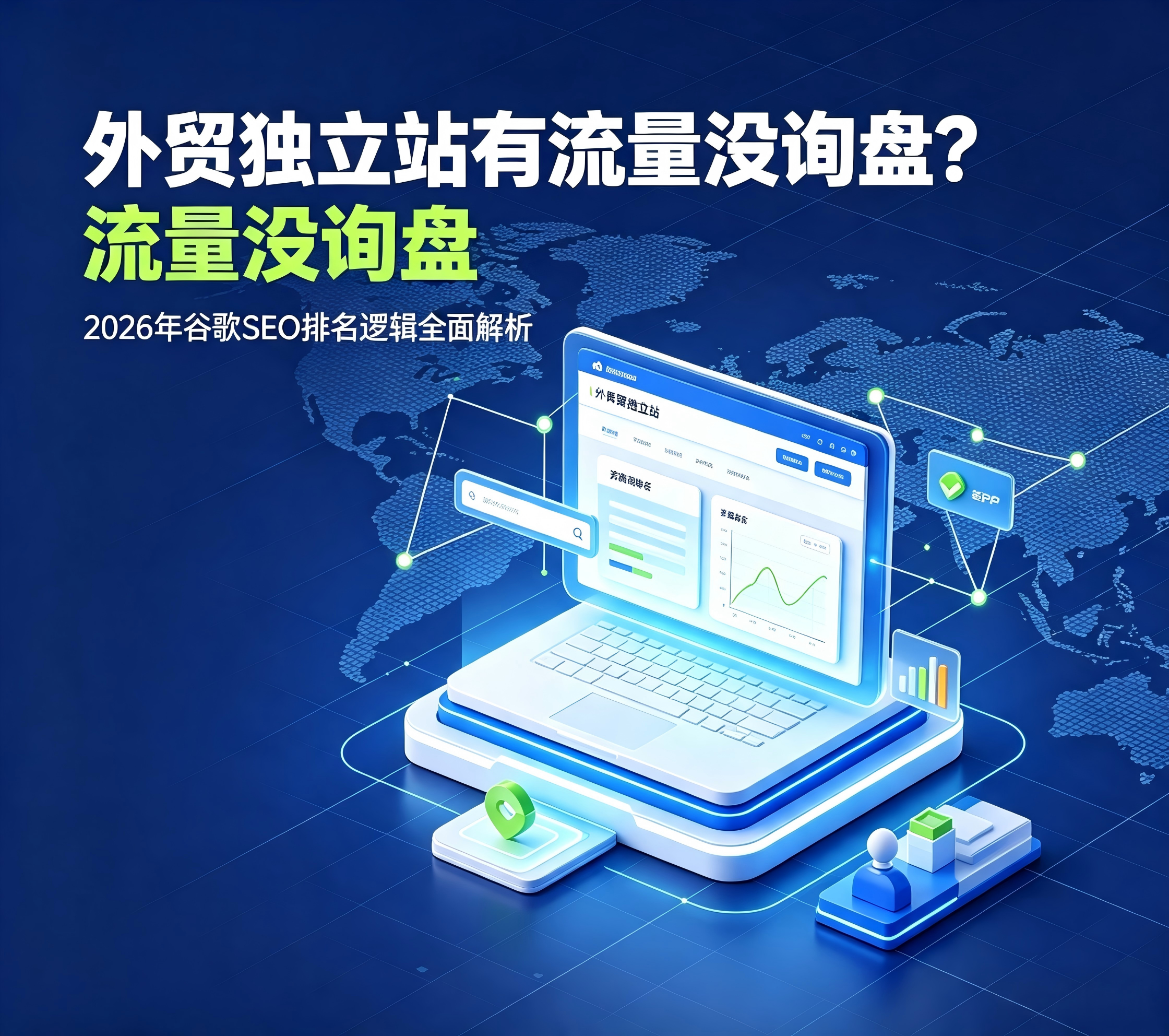 外贸站推广有流量没询盘？谷歌SEO排名逻辑全面解析