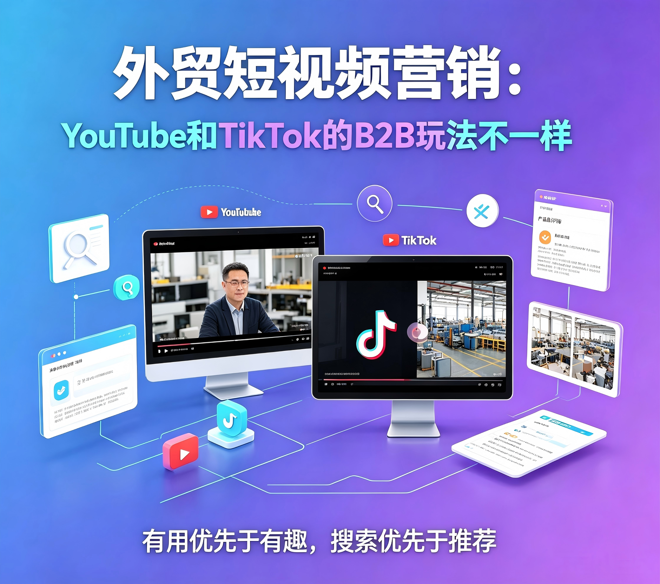 外贸短视频营销：YouTube和TikTok的B2B玩法跟国内完全不一样