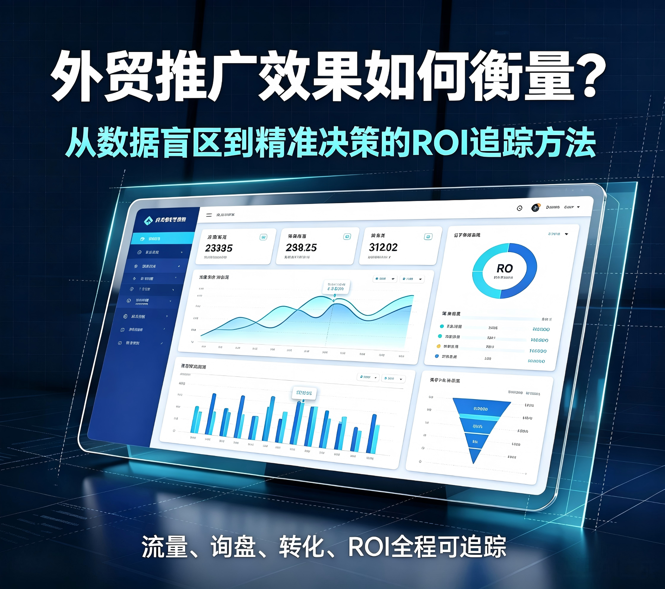 外贸推广效果难追踪？从“凭感觉花钱”到“靠数据决策”的ROI追踪方法