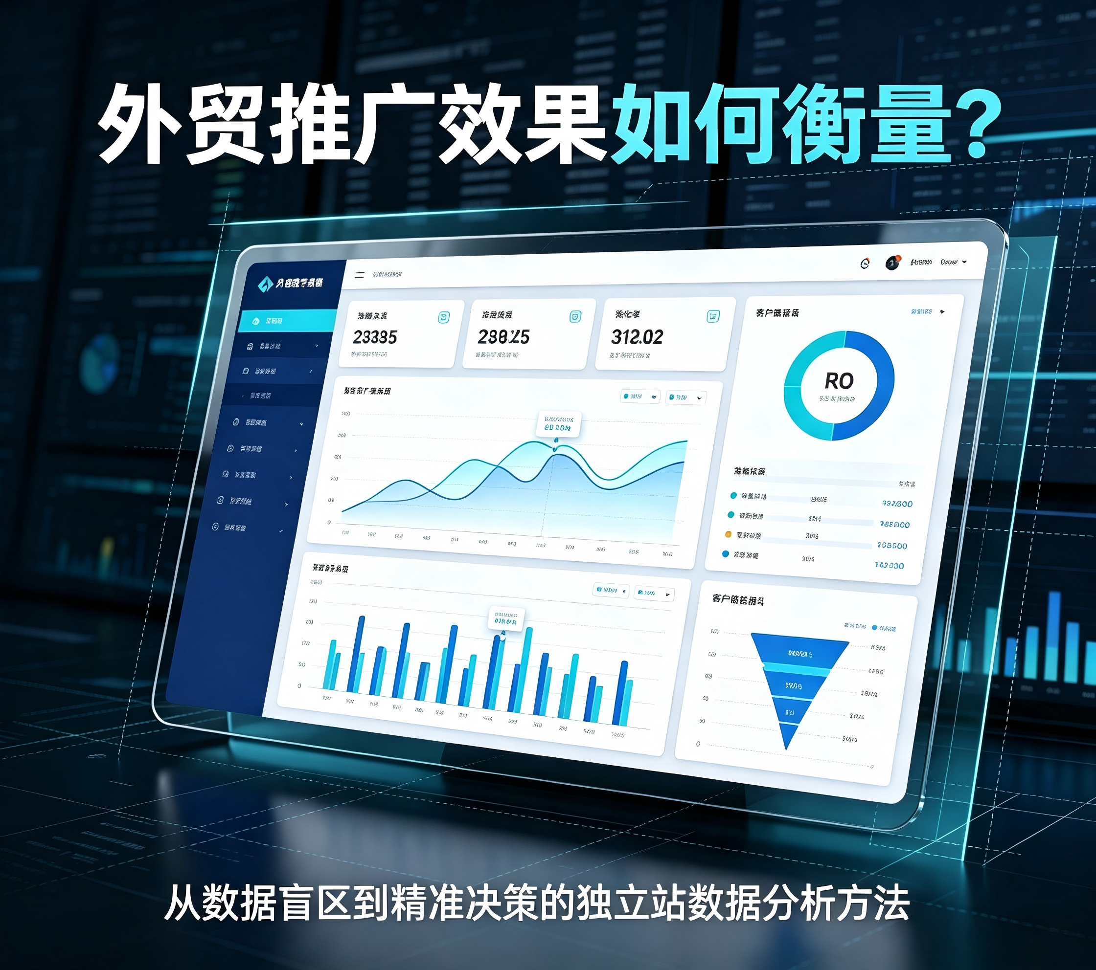 无锡外贸推广效果如何衡量？从数据盲区到决策的独立站数据分析方法