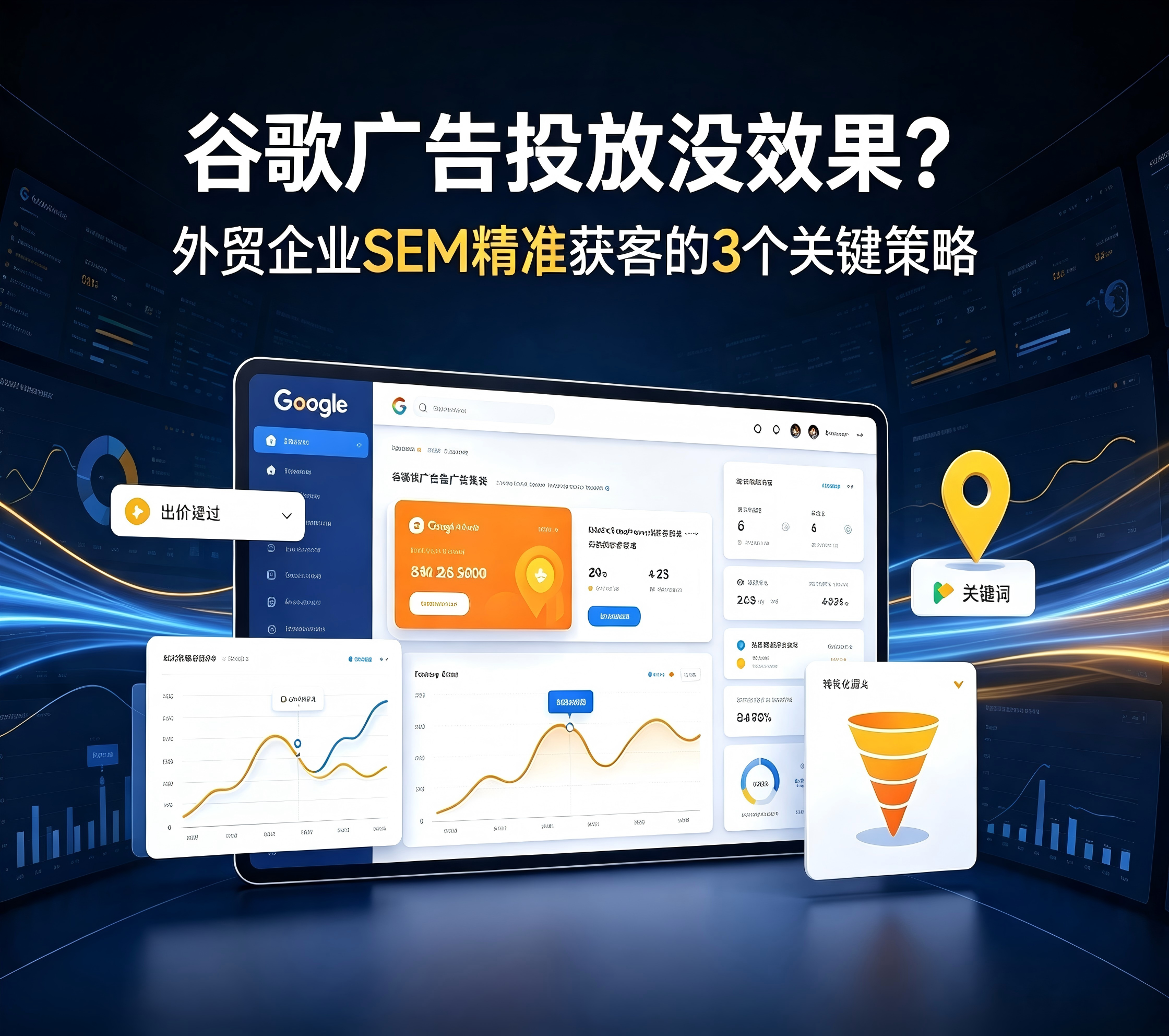 做无锡外贸推广的广告投放没效果？外贸企业SEM获客的3个关键策略